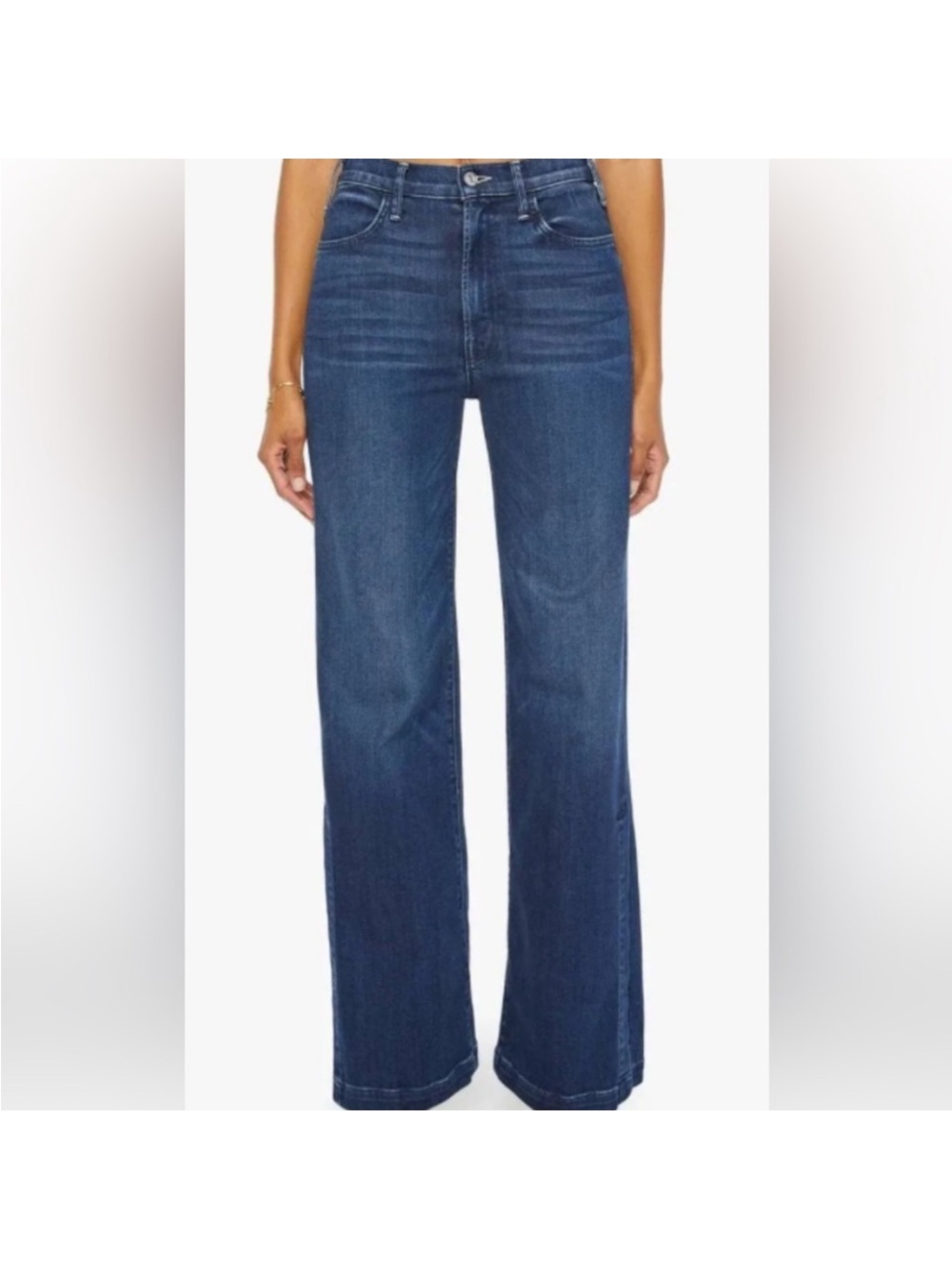 MOTHER Boot Cut Jeans - Dark Blue